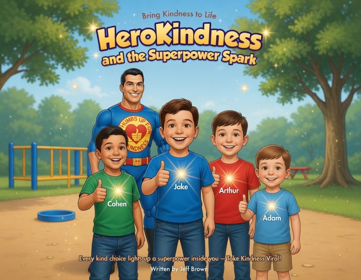 HeroKindness and the Superpower Spark Book Cover