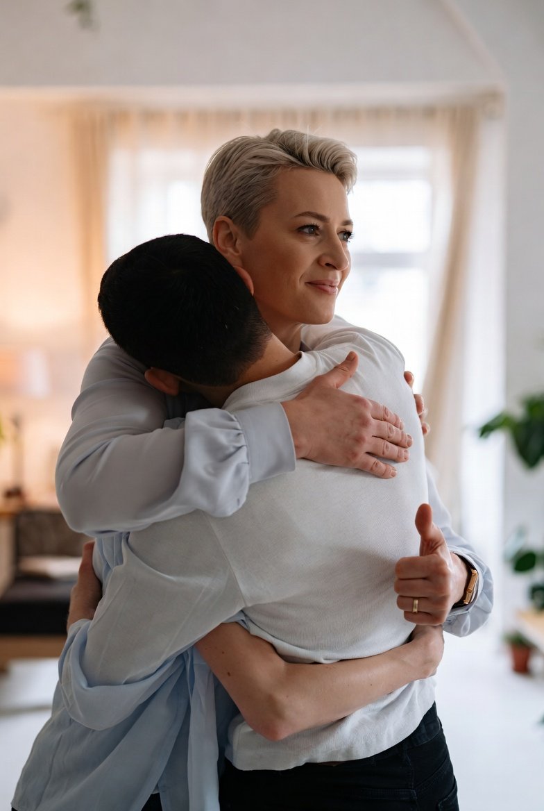 Giving a Hug