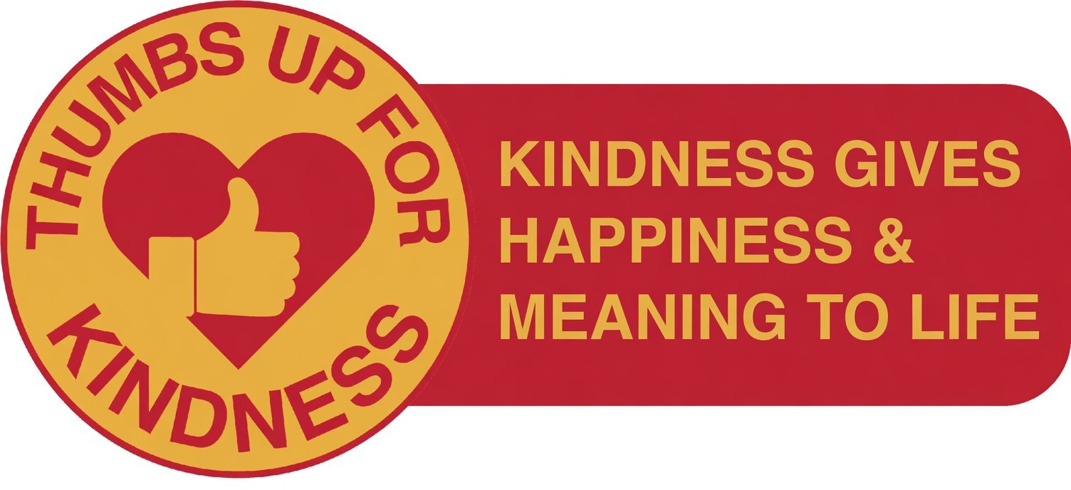 Kindness Gives Happiness & Meaning to Life Badge