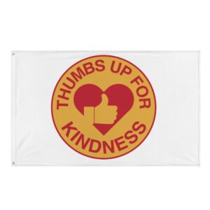 Flag - Thumbs Up For Kindness Logo