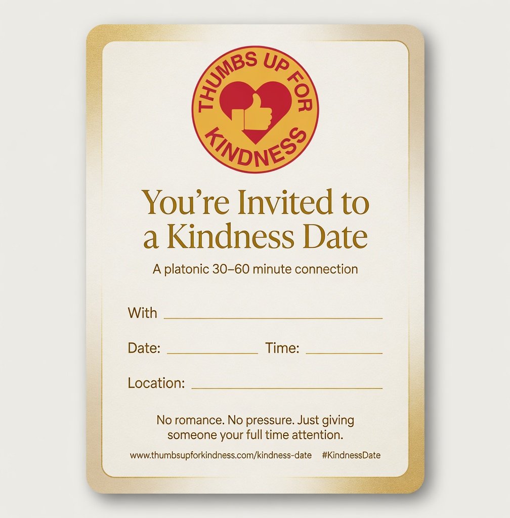 Kindness Date Invitation Card