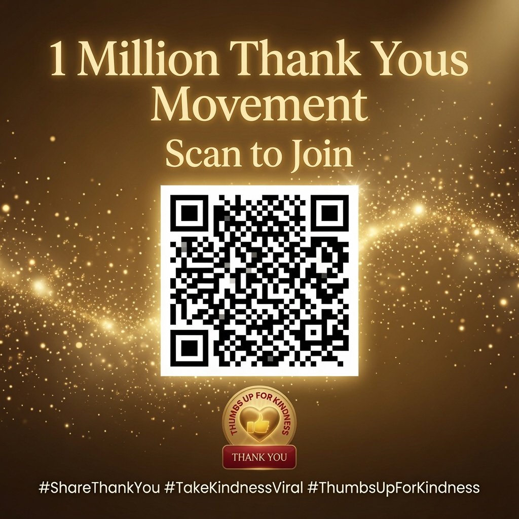 1 Million Thank Yous QR Code