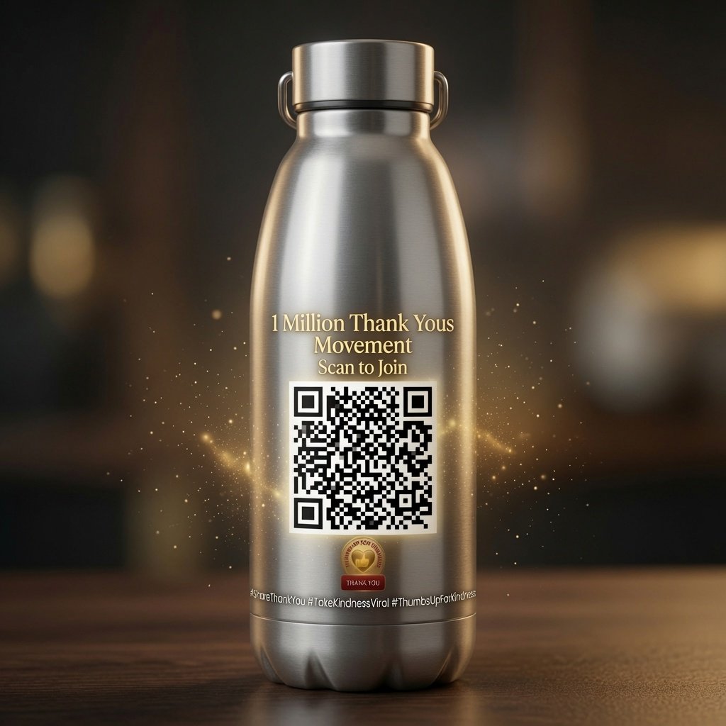 Thank You Movement QR Sticker