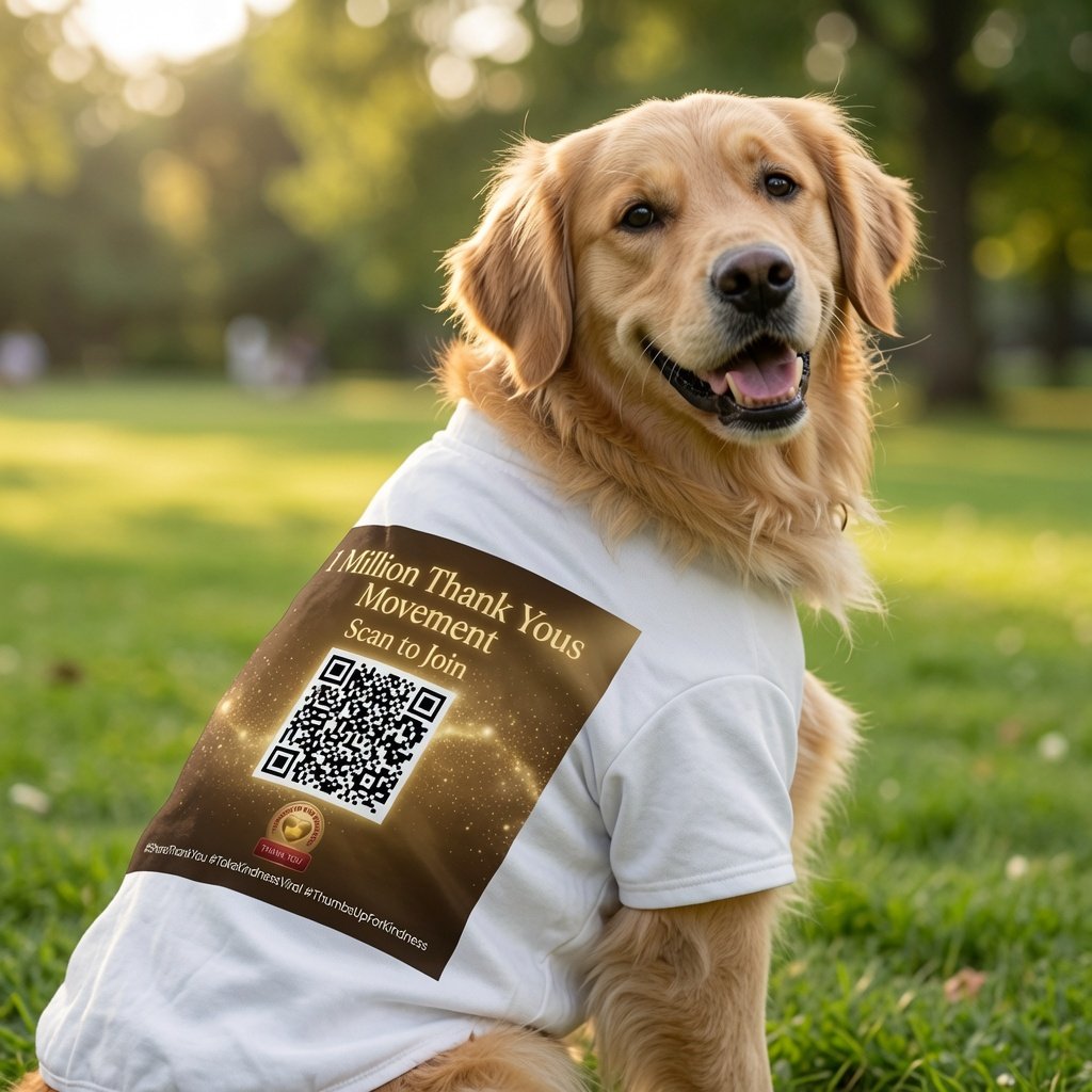 Dog with QR