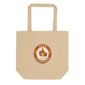 Teen Superpower Badge Eco Tote Bag